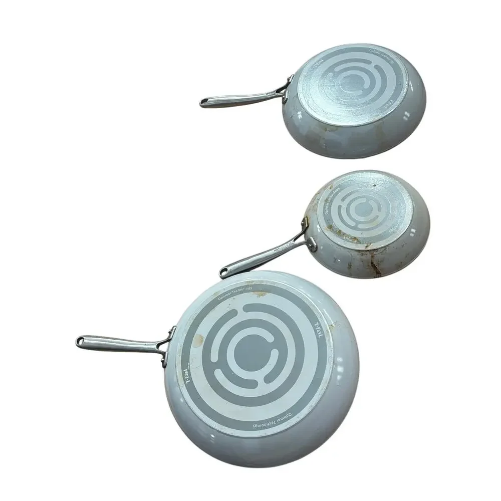 T-fal Ceramic Non-Stick Frypan Set, 3-piece
